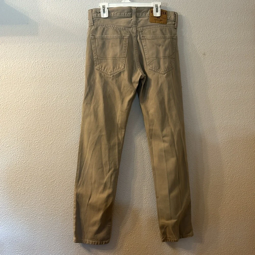 Hollister tan straight leg jeans size 28X30